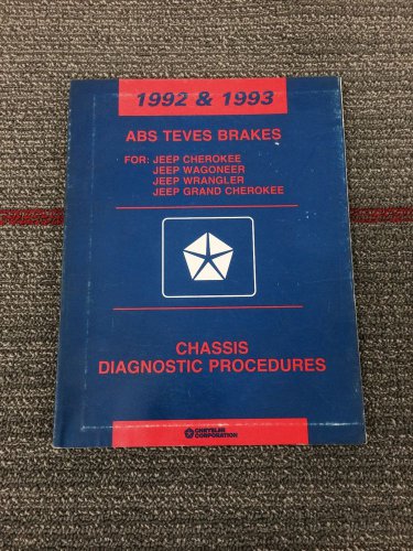 Jeep Chassis Anti-Lock Brake Service Repair Manual ABS Teves Brakes 81-699-0319