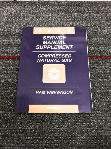 Dodge Ram Van Wagon CNG Service Supplement Repair Manual 81-370-6107A