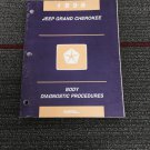 Jeep Grand Cherokee Vehicle Body Diagnostic Service Repair Manual 81-699-95017