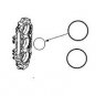 Ford Part E7TZ-6710-B Engine Oil Pan Gasket 4.9 Econoline E-150 E-250 E-350 Van