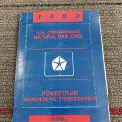 Dodge Compressed Natural Gas Powertrain Diagnostic Service Manual 81-699-0312