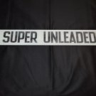 GLASS GAS PUMP INSERT / SIGN SUPER UNLEADED / GAS STATION / GARAGE / MAN CAVE