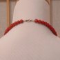 Necklace Red Chunky