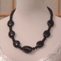 Necklace Black Chunky