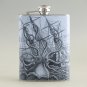 Octopus Attacking Ship Liquor Hip Flask Stainless Steel 8 oz (FK-0141)
