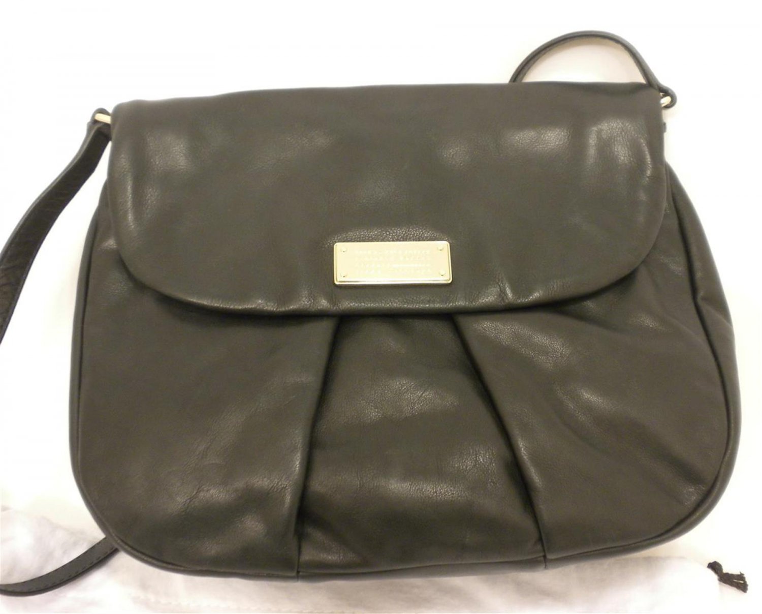 marc jacobs flap leather shoulder bag