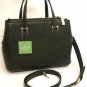 New Kate Spade New York Hopkins Street Medium Fallon Leather Satchel Black PXRU7604