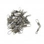 BARREL SWIVELS WITH SNAP SIZE 2/0 EAGLE CLAW 110 LB TEST 30 PCS FREE USA SHIP