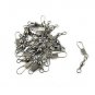 BARREL SWIVELS WITH SNAP SIZE 2/0 EAGLE CLAW 110 LB TEST 30 PCS FREE USA SHIP