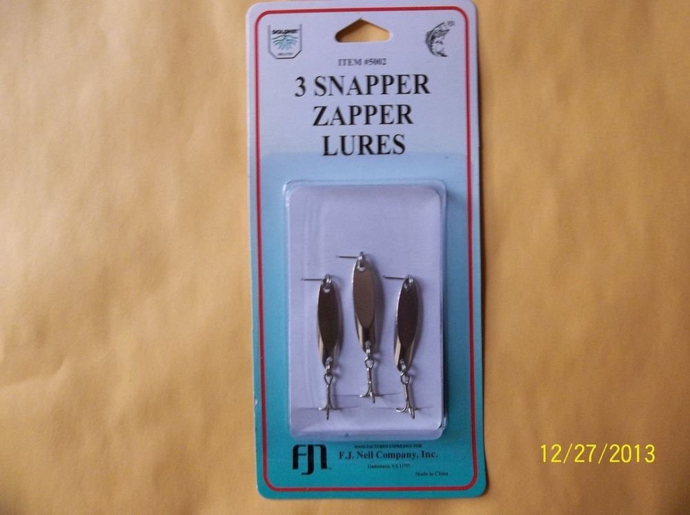9 LURES Snapper Zapper Spoon Kastmaster Style 1/16 OZ FREE USA SHIPPING