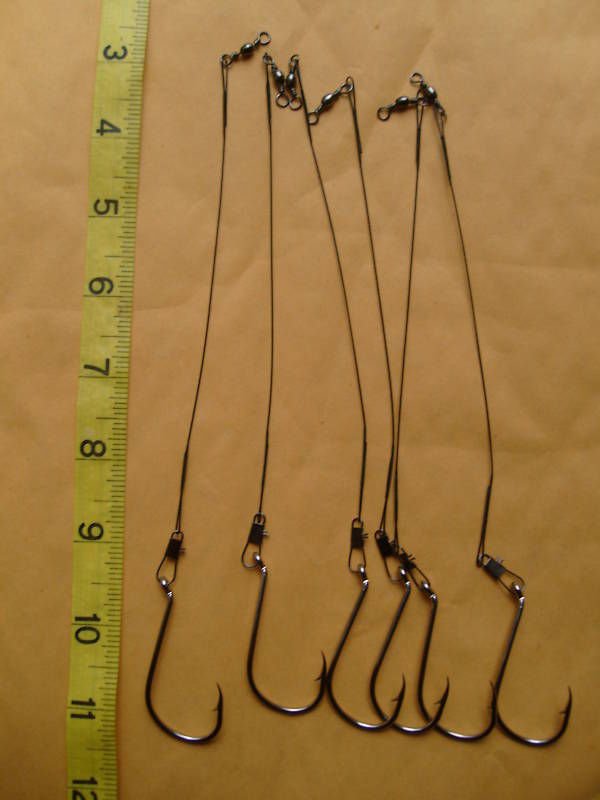 Stainless Steel Leader with Octopus hook 7/0 pcs 24