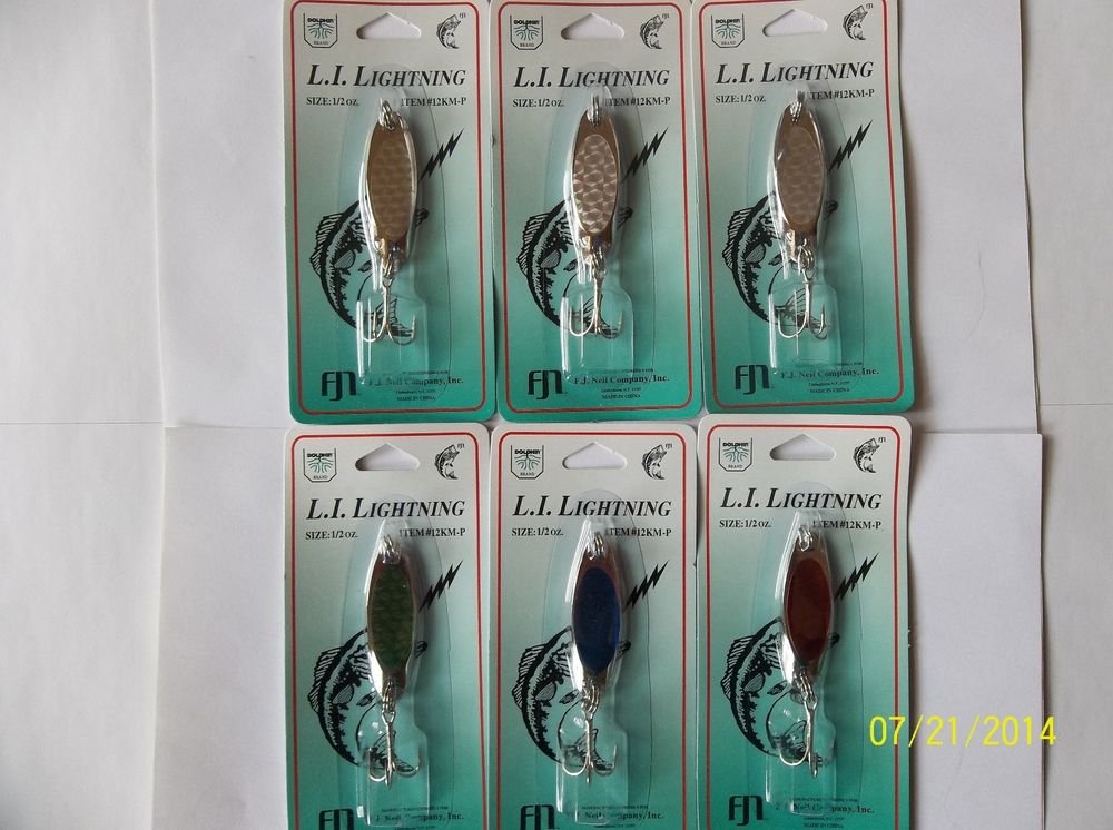 LURES Snapper HOLO Spoon Kastmaster Style 1/2 OZ 6 PCS UNIVERSAL LURE