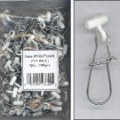Fish Finders Line Sinker Slides bag of 100 WHITE HEAVY DUTY