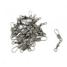 BARREL SWIVELS WITH SNAP SIZE 2/0 EAGLE CLAW 110 LB TEST 35 PCS FREE USA SHIP