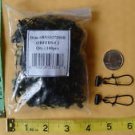 FISHING Line Sinker Slides BLACK HEAVY DUTY bag of 100 FREE USA SHIPPING