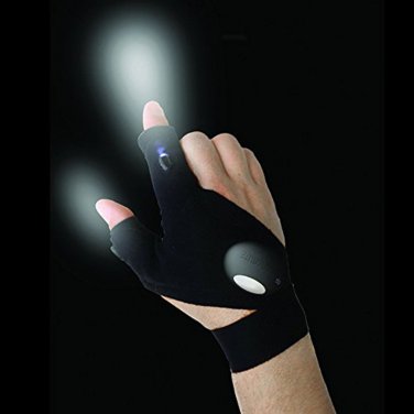 LED LIGHT Glove RIGHT HAND Outdoors Flashlight Night Fishing HANDY MECHANIC TOOL