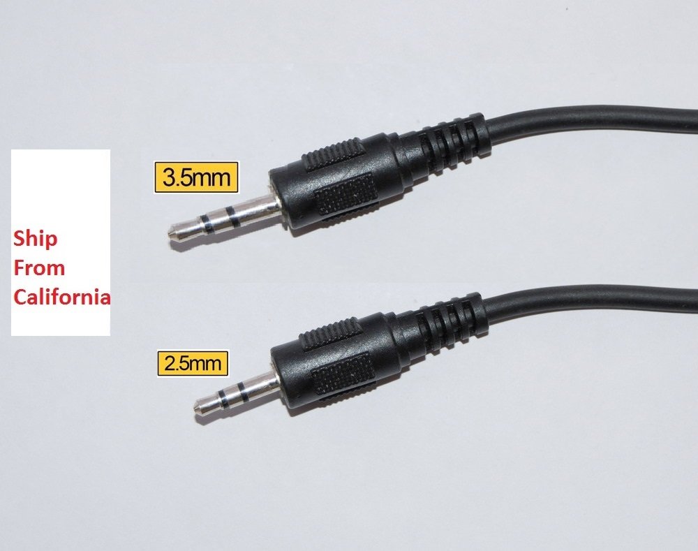 2.5mm to 3.5mm male Audio Aux Stereo Cable Tritton XBOX live Talkback