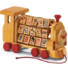 ALPHA/NUM WOOD BLOCK TRAIN