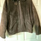 Jones Wear Suede Coat W/faux fur lining Medium