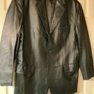 J Ferrar Men’s Genuine Leather Blazer Jacket Medium