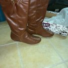 Brash Women’s Tall Boots Cognac Size 11