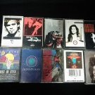 Lot of 10 classic rock cassette tapes