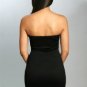Womens Small Dress Black and White Chevron Dress Strapless Mini Dress Soul of the Sea