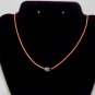 Leather and Pearl Necklace Fresh Water Gray Pearls Jackie Collection Made in USA