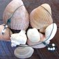 Large Hole Pearl and Leather Necklace Soul of the Sea Made In USA N218 ~