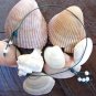 Large Hole Pearl and Leather Necklace Soul of the Sea Made In USA N218 ~