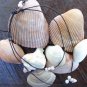 Large Hole Pearl and Leather Necklace Soul of the Sea Made In USA N215 ~