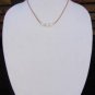 Large Hole Pearl and Leather Necklace Soul of the Sea Made In USA N206 ~