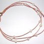 Large Hole Pearl and Leather Necklace Large Hole Beads Made In USA