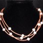 Large Hole Pearl and Leather Necklace Large Hole Beads Made In USA