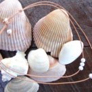 Large Hole Pearl and Leather Necklace Soul of the Sea Made In USA N200 ~