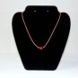 Large Hole Pearl and Leather Necklace Natural Leather Coco Collection ~~