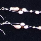 Soul of the Sea Seaside Pearl and Swarovski Crystals Earrings Made in USA Unique ~~~~
