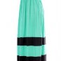 Womens Small Dress * NEW* Mint and Black Color Block Maxi ~~~~~~