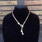 Pearl and Leather Necklace Large Hole Beads Soul of the Sea Made In USA N131 ~~~~~~~~~