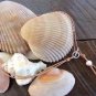 Pearl and Leather Necklace Large Hole Pearls Soul of the Sea Made In The USA N129 ~~~~~~~~~