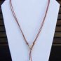 Pearl and Leather Necklace Large Hole Beads Soul of the Sea Made In The USA N125 ~~~~~~~~~