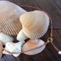 Pearl and Leather Necklace Large Hole Beads Soul of the Sea Made In The USA N125 ~~~~~~~~~