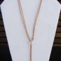 Pearl and Leather Necklace Large Hole Pearls Soul of the Sea Made In The USA N126 ~~~~~~~~~