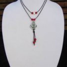 Large Hole Pearl and Leather Necklace Soul of the Sea Made In The USA N219 ~