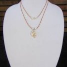 Large Hole Pearl and Leather Necklace Soul of the Sea Made In The USA ~