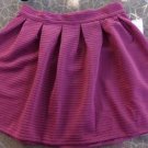 Bethany Mota Small Skirt NWT Junior Womens Small Mini Shirt Burgandy CUTE ~~~~~~