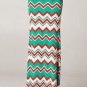 Womens Small Skirt New With Tags Chevron Skirt Maxi Zig Zag Skirt Soul of the Sea