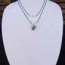 Large Hole Pearl and Leather Necklace Soul of the Sea Made In USA N213 ~