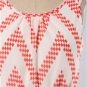 Womens Medium Dress NWT Medium Coral Chevron Dress Lined