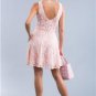 Womens Large Dress NWT Lined Pink Lace Summer Dress ~